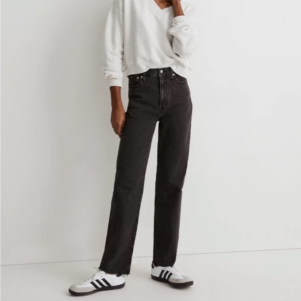 Madewell The Perfect Vintage Straight Jean in Lunar Wash